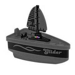 Fun Boat miniatr haj - narancssrga vitorls