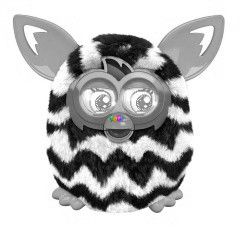 Furby Boom interaktv plss - fekete-fehr