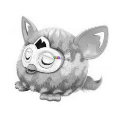 Furby Furblings mini interaktv plssfigura, kk-vilgoskk