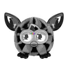 Furby Furblings mini interaktv plssfigura, rzsaszn-fekete