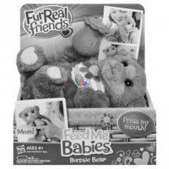 FurReal Friends - Feed Me Babies - Barna jszltt maci