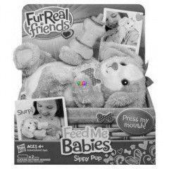 FurReal Friends - Feed Me Babies - Szrke jszltt kutya
