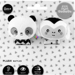 GaGaGu - Csuklcsrg, 2 db - Majom s panda