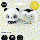 GaGaGu - Csuklcsrg, 2 db - Majom s panda