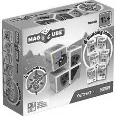 Geomag MagiCube - Mgneses ptkocka szett - Rovarok