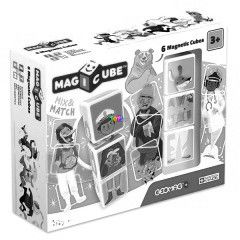 Geomag Magicube - Mgneses kockapt szett, 6 db-os