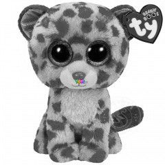 Glamour leoprd plssfigura - 15 cm, rzsaszn