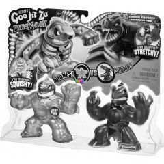 Goo Jit Zu - Csontvzas Din nyjhat akcifigura, 2 db-os csomag - Thrash vs. Veraptz