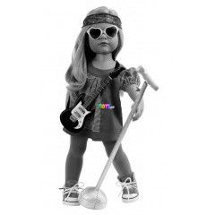 Gtz baba - Hannah rockstar, 50 cm