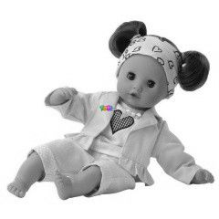 Gtz baba - Muffin baba, 33 cm - barna