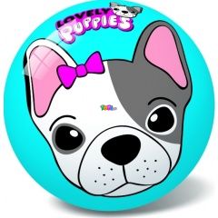 Gumilabda - Francia bulldog klykk, 11 cm