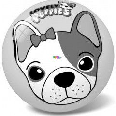 Gumilabda - Francia bulldog klykk, 11 cm