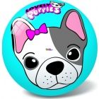 Gumilabda - Francia bulldog klykk, 11 cm