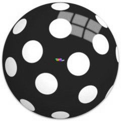 Gumilabda hlban - Piros, fehr pttys, 22 cm