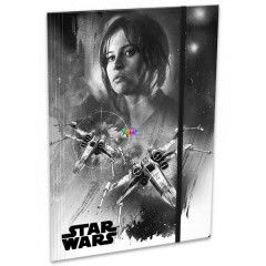 Gumis mappa - Star Wars - Zsivny egyes Jyn Erso, A5-s