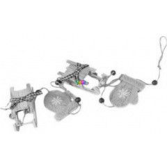 H-Line fbl kszlt sznk s keszty mints girland - 105 cm