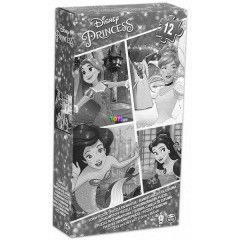 Habszivacs puzzle - Disney hercegnk, 12 db-os
