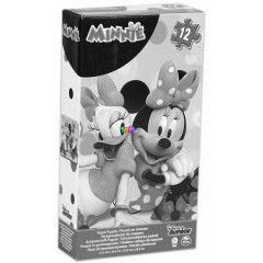 Habszivacs puzzle - Minnie egr, 12 db-os