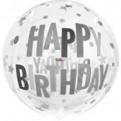 Happy Birthday feliratos tltsz flia lufi - 46 cm