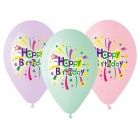 Happy Birthday feliratos prmium hlium lufi csomag, 5 db
