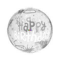 Happy Birthday felirat tltsz kristly lufi, 46 cm