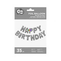 Happy Birthday flia lufi felirat, 35 cm
