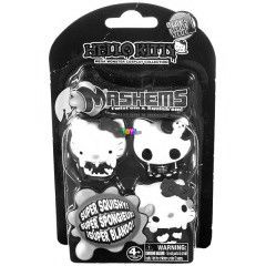 Hello Kitty - Mashems vmpr s csontvz kis gumilabda, 2 db, 5 cm