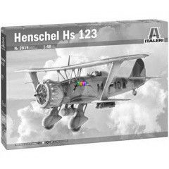 Italeri: Henschel Hs 123 replgp makett, 1:48