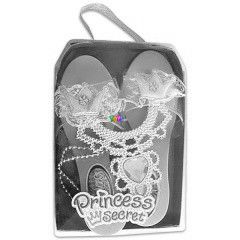 Hercegn papucs s tiara - rzsaszn