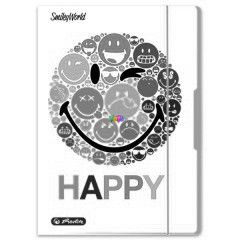 Herlitz - Smiley gumis irattart mappa, A4-es