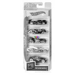 Hot Wheels - 5 darabos kisaut kszlet - Glow Wheels