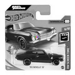 Hot Wheels - 70 Chevelle SS kisaut, piros