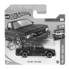 Hot Wheels - 91 GMC Syclone kisaut, piros