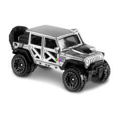 Hot Wheels Baja Blazers - 17 Jeep Wrangler kisaut, ezst