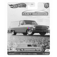 Hot Wheels Car Culture - Fast Wagons - 64 Chevy Nova Panel