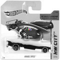 Hot Wheels City - 4Ward Speed, piros
