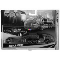 Hot Wheels City - Double Demon autszllt kamion kisautval