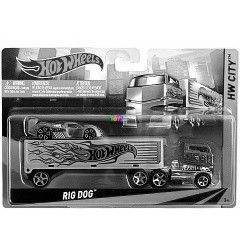 Hot Wheels City - Rig Dog zld autszllt kamion