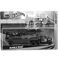 Hot Wheels City - Rumble Road lila autszllt kamion