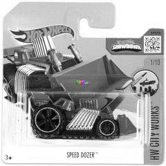 Hot Wheels - City Works - Speed Dozer, narancssrga