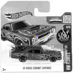 Hot Wheels - Flames - 69 Dodge Coronet Superbee, narancssrga