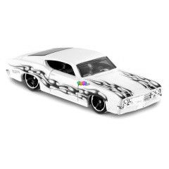 Hot Wheels Flames - 69 Ford Torino Talladega kisaut, fehr