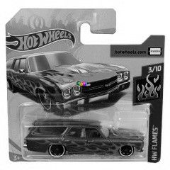 Hot Wheels Flames - 70 Chevelle SS Wagon kisaut, szrke