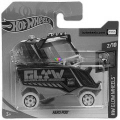Hot Wheels Hw Glow Wheels - Aero Pod