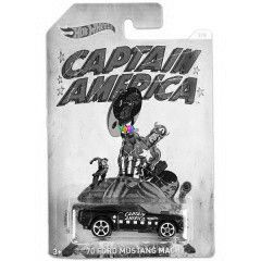 Hot Wheels Marvel - Amerika Kapitny 3. - 70 Ford Mustang Mach1
