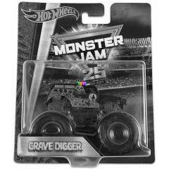 Hot Wheels Monster Jam 25 - Grave Digger, narancssrga alvzzal
