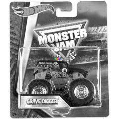 Hot Wheels Off-Road - Monster Jam terepjrk - Fekete, Grave Digger