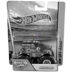 Hot Wheels Off-Road - Monster Jam terepjrk - Grave Digger