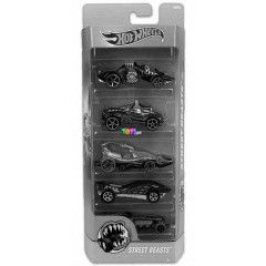 Hot Wheels - Street Beasts 3 kszlet, 5 db-os