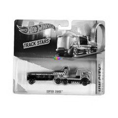 Hot Wheels Track Stars - Racing Convoy autszllt kamion - citromsrga